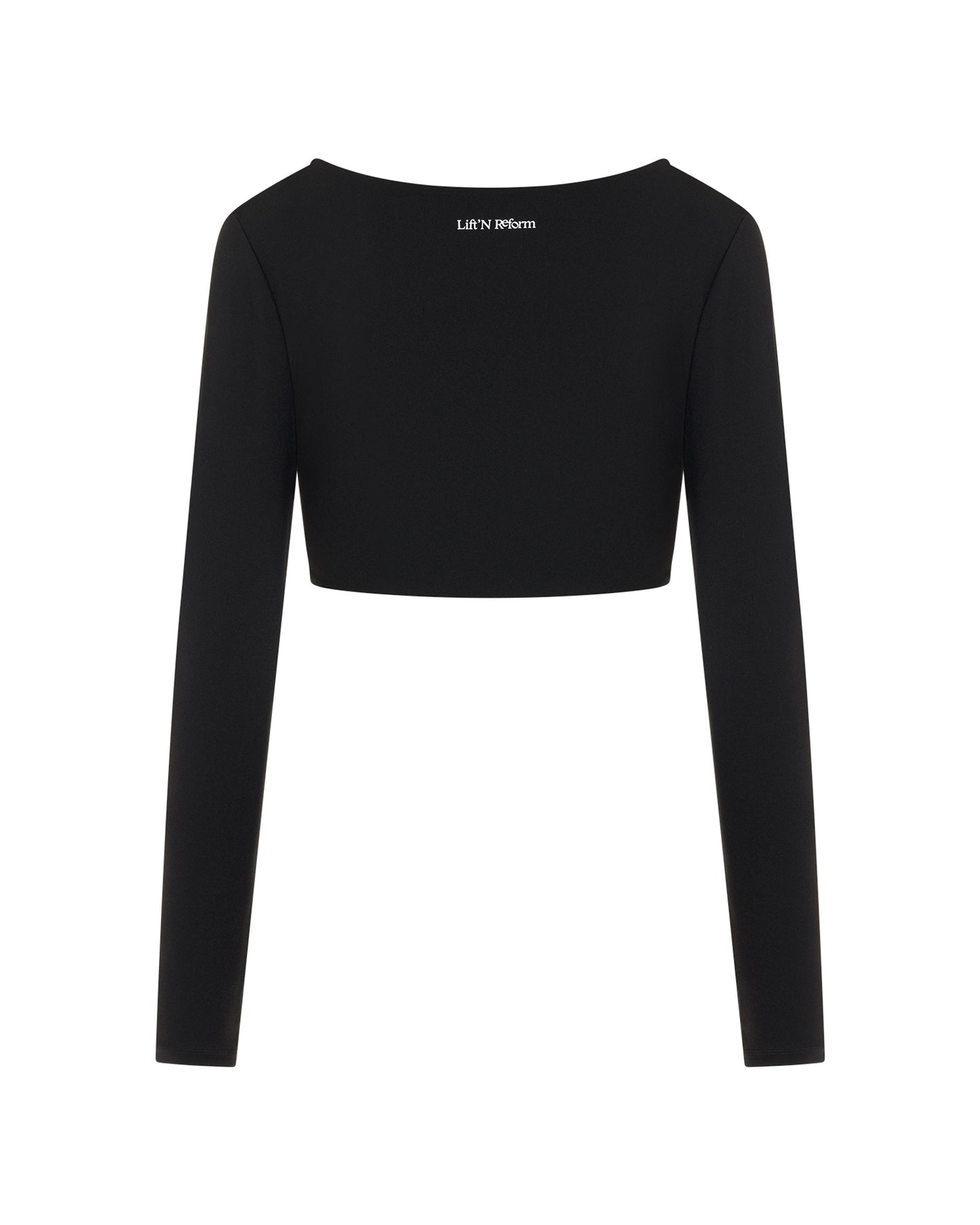 ALBA TWIST TOP – BLACK