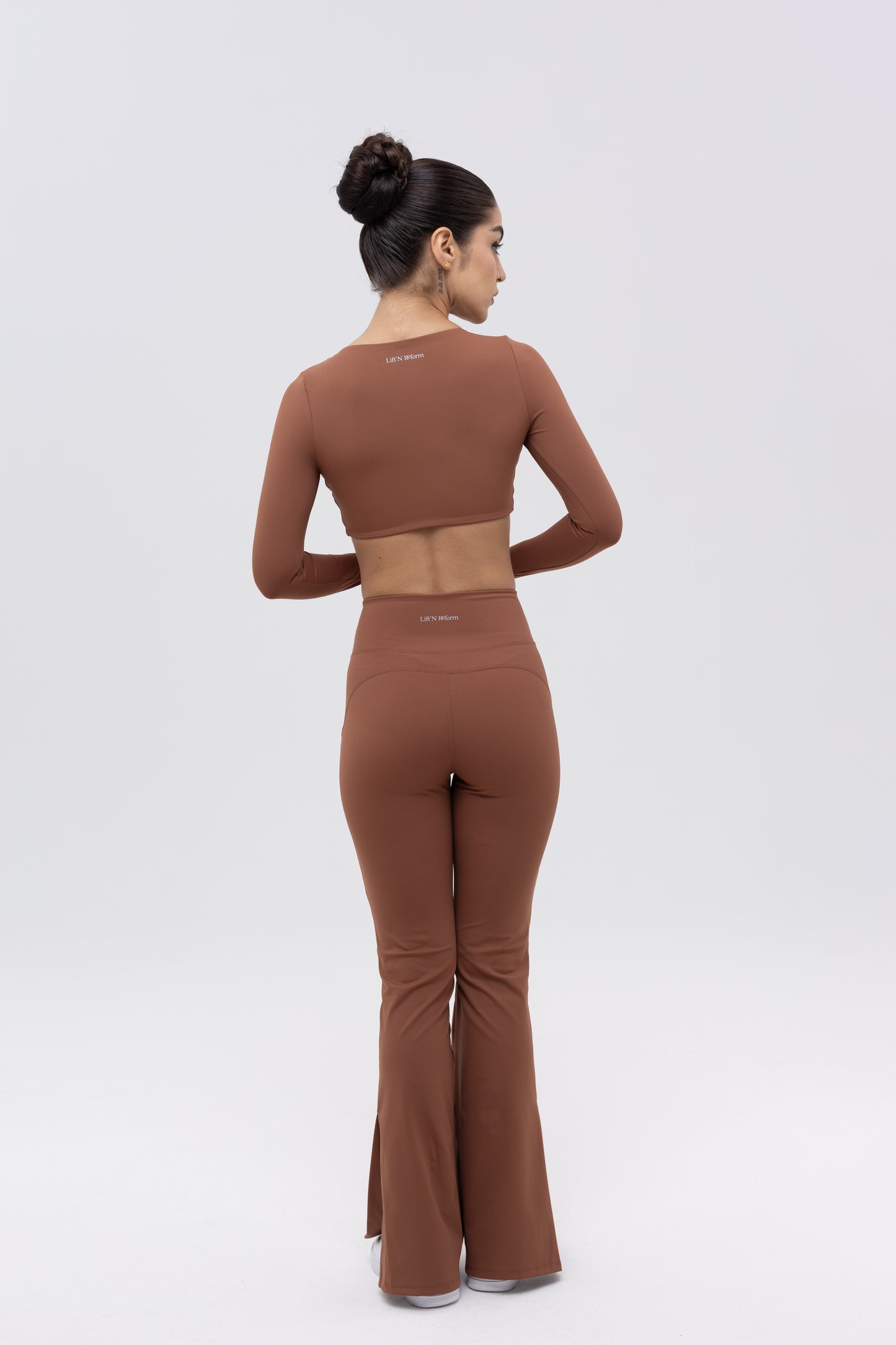 ALBA TWIST TOP – BROWN